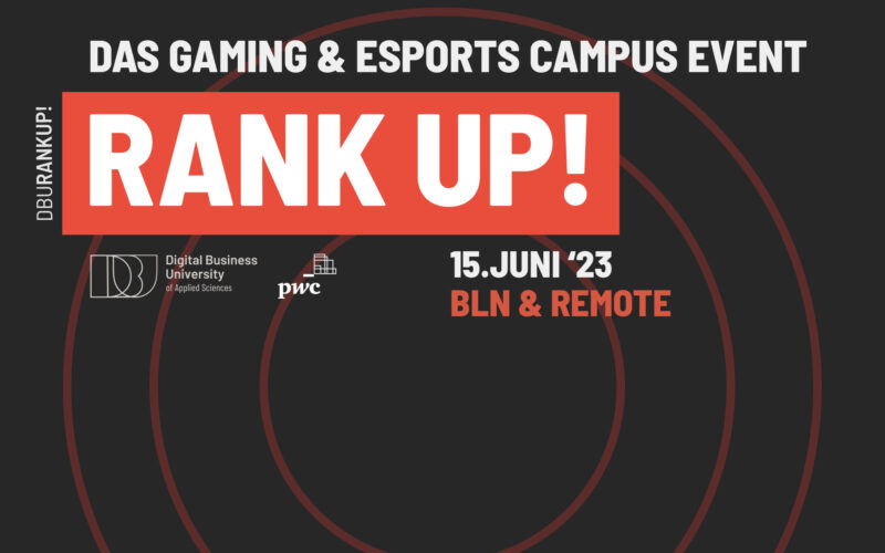 DBU RANK UP! DAS GAMING & ESPORTS EVENT